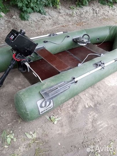 Надувная лодка с мотором бу