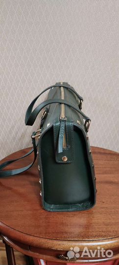 Сумка ASOS саквояж натуральная кожа