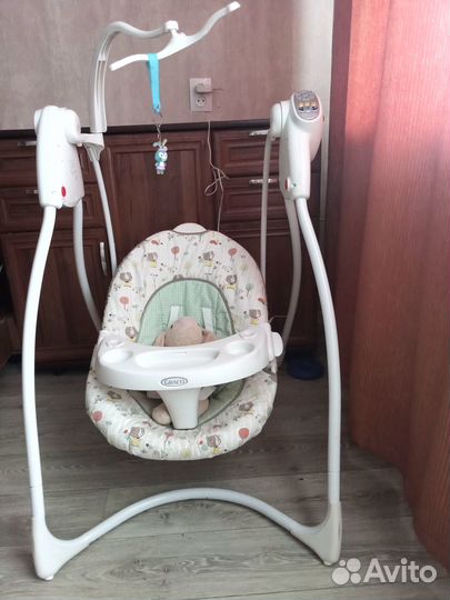 Детская электронная качелька
