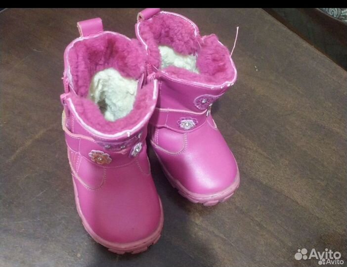 Ботинки зимние для девочки 25 размер