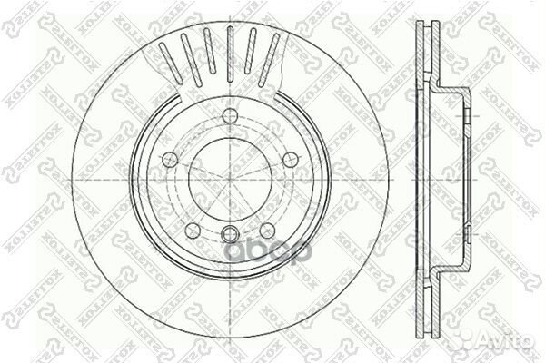 6020-1540V-SX диск тормозной передний BMW E46