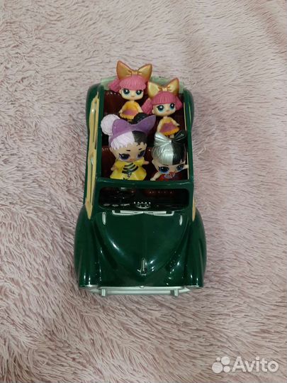 Sylvanian families сильвания машина и куклы lol