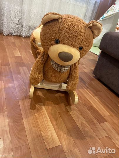 Качалка медведь (мишка Рокки)