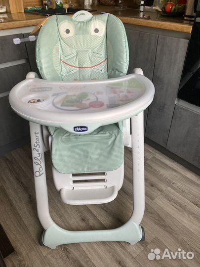 Стульчик для кормления chicco polly 2start