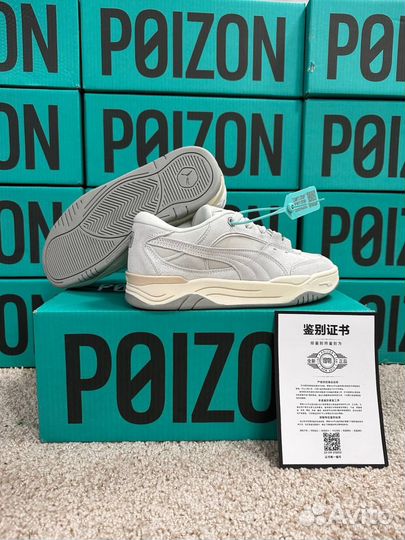 Дутыши Puma 180 tones Белые Оригинал Poizon