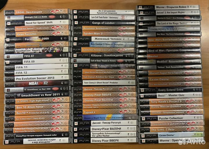 Игры для PSP (в ассортименте)