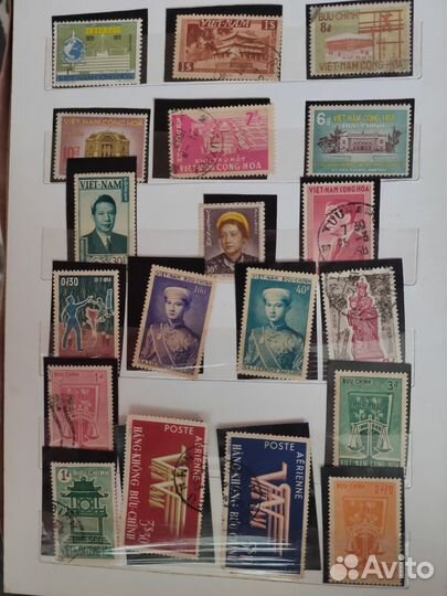 Коллекция Вьетнамских почтовых марок