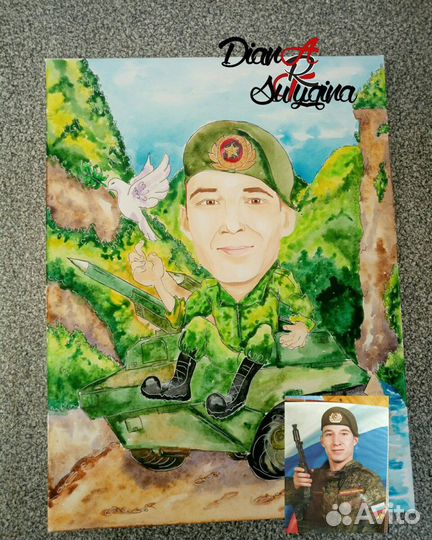 Портреты и шаржи по фотографии