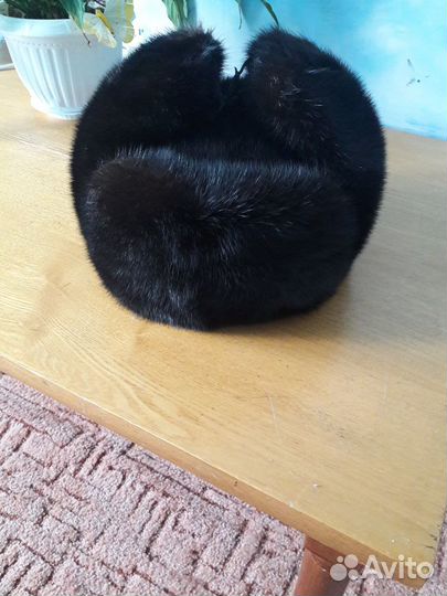 Норковая мужская шапка