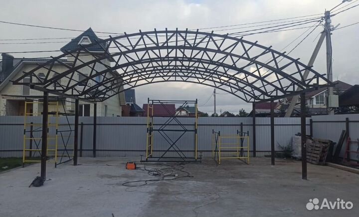 Монтаж Навесов Под Ключ Любой Сложности