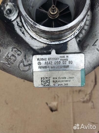 Турбина для mercedes мерседес W211 07г 2.8CDI