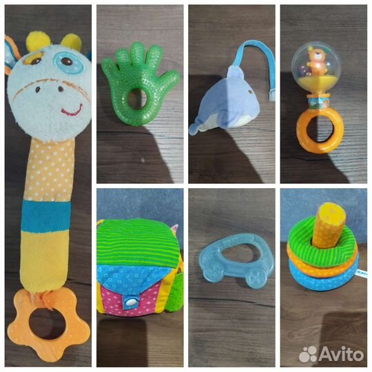 Погремушки, грызунки, бутылочки, поильник