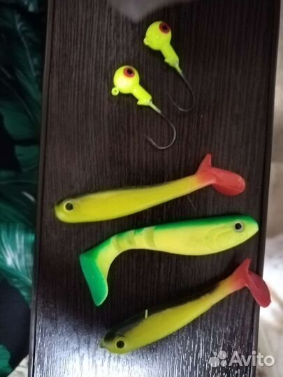 Силиконовые приманки, мормышки