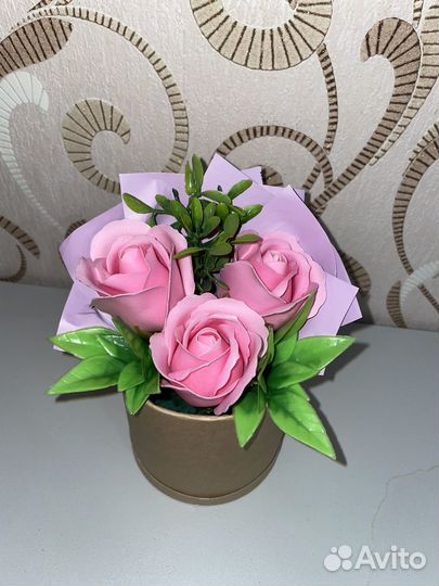 Букет из мыло