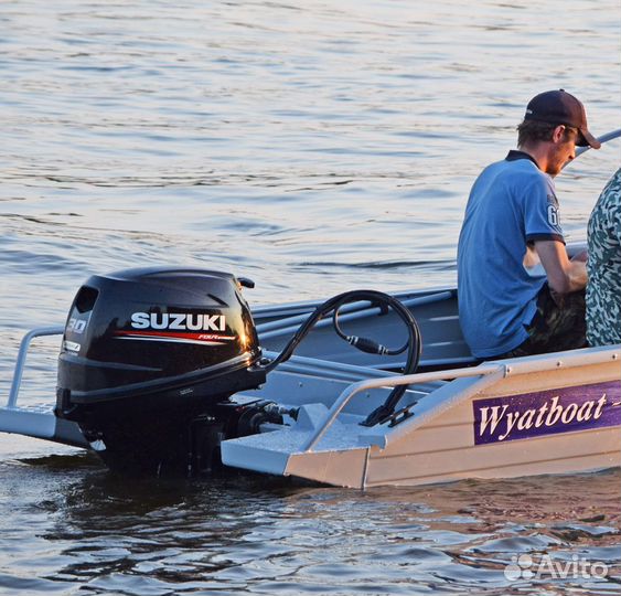 Новая алюминиевая моторная лодка Wyatboat 390 DCM