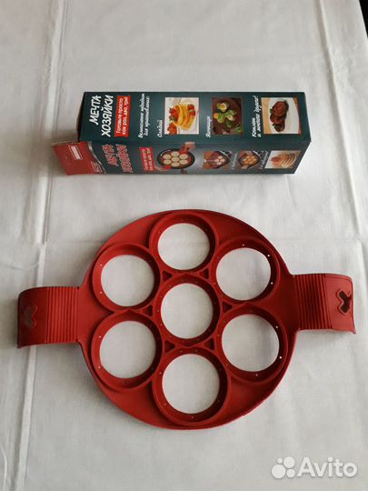 Силиконовая форма для приготовления оладий