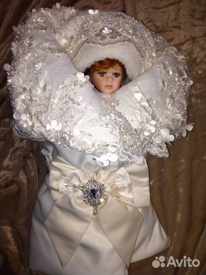 Конверт на выписку новорожденного