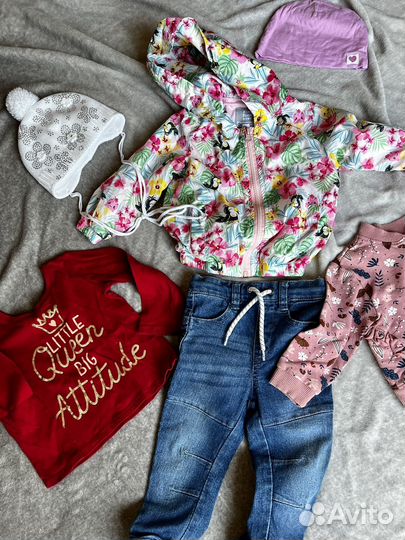 Вещи на девочку пакетом 80 см