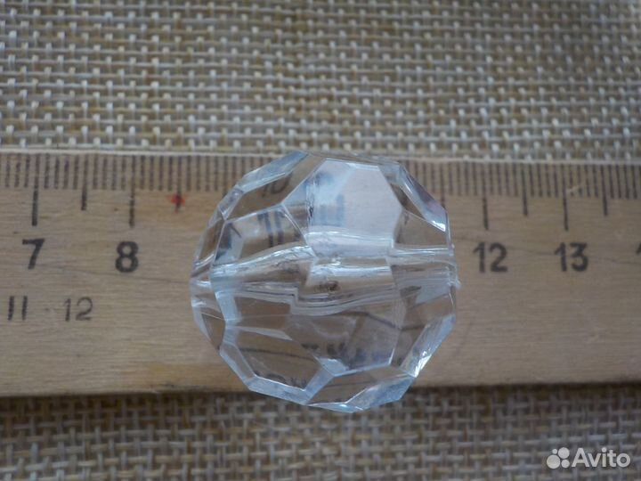 Бусы пластик хрусталь горный времён СССР