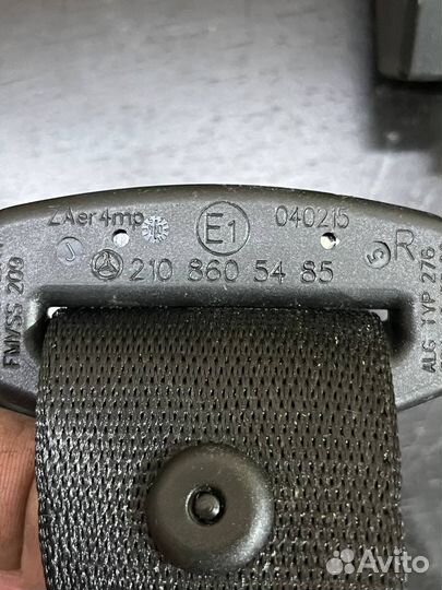 Ремень безопасности Мерседес w210 e55amg