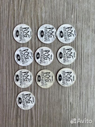 Фишки (сотки) Pog разных серий