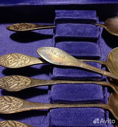 Набор чайных ложек(6шт) гост мк4