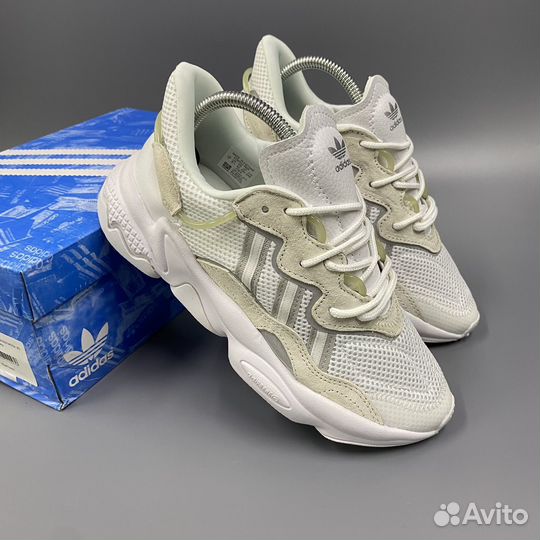 Кроссовки Adidas Ozweego white/white 36-40 размеры