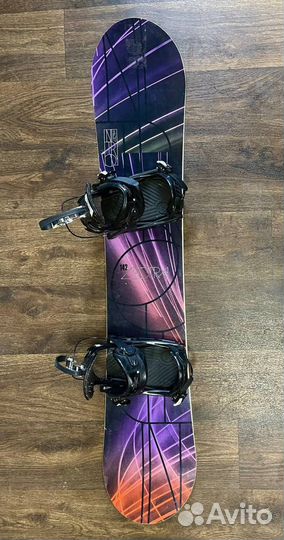 Сноуборд Nitro Lectra Neon 142 + крепы K2 Tryst M