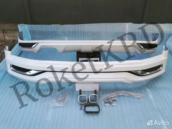 Обвес Land Cruiser 200 16г Modellista Белый