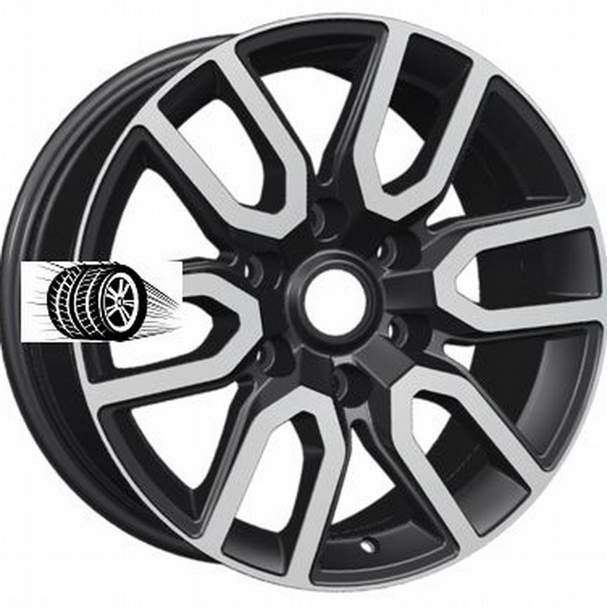 Литые диски Khomen Wheels 8×R17 6×139.7