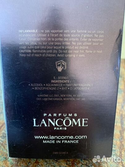 Мужские духи Lancome Miracle Homme оригинал