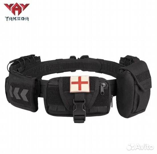 Пояс разгрузочный тактический с подсумками Yakeda
