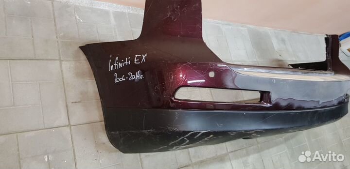 Бампер задний Infiniti EX 2007-2014 год
