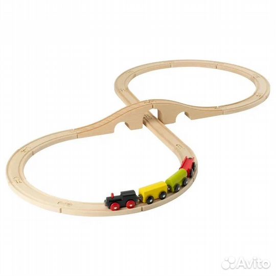 Деревянная железная дорога IKEA