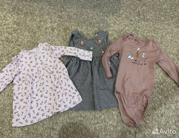 Вещи пакетом на девочку 80-92 р