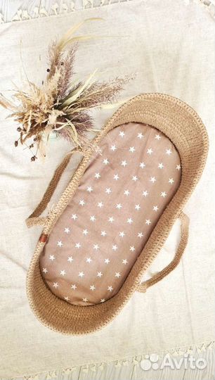 Вязаная люлька для новорожденных