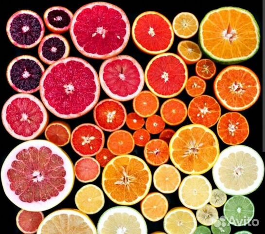 Цитрусовые Мандарин, Кумкват, Апельсин, Лимон