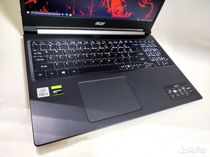 Как нрвый Acer i5,1650ti,16gb,ips (гарантия)