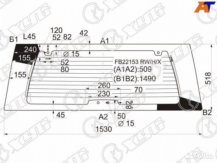 Лобовое стекло на Инфинити QX56 04-10г