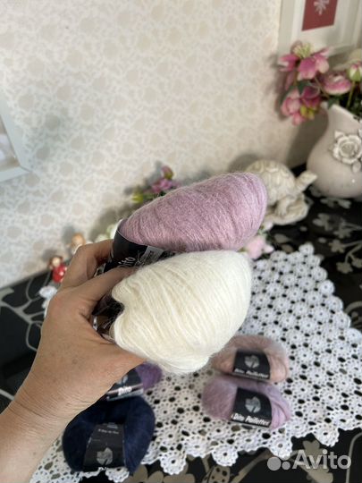 Пряжа lana grossa dito pailettes