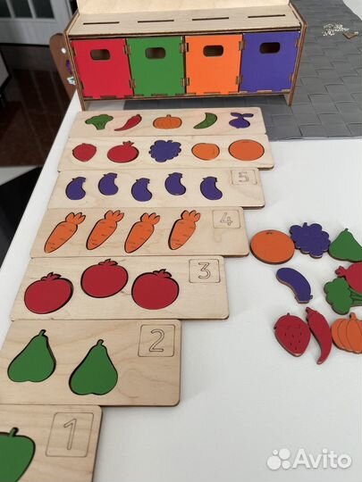 Сортер деревянный Умный сундучок