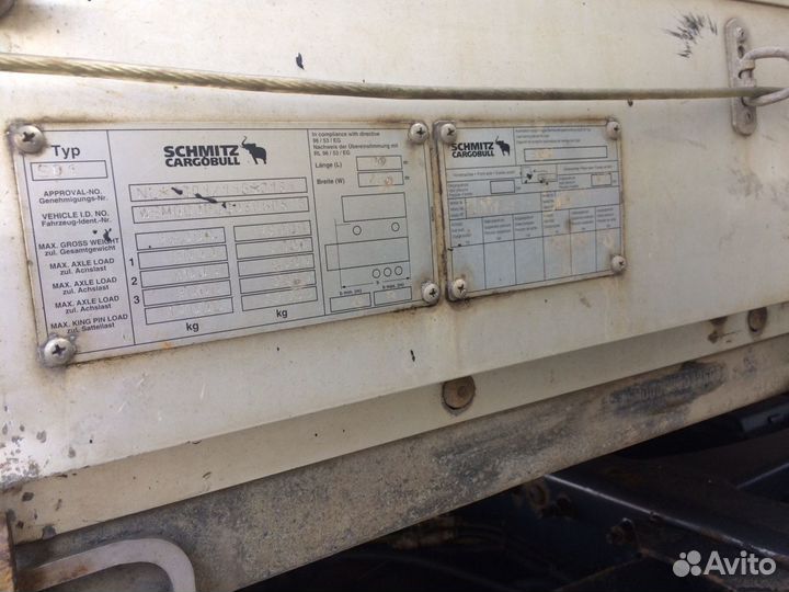Полуприцеп шторный Schmitz Cargobull S.CS Mega Varios, 2007
