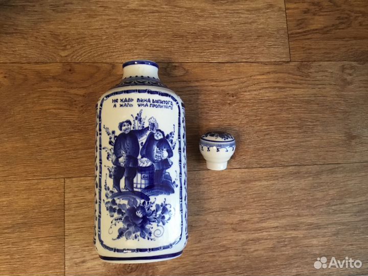 Гжель Штоф Авторская роспись