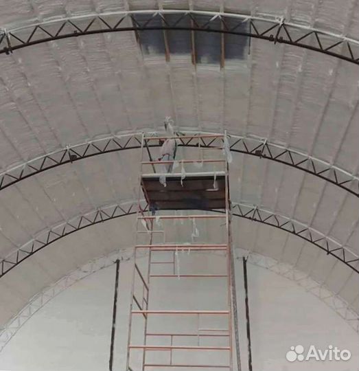 Утепление склада пенополиуретаном (ППУ)