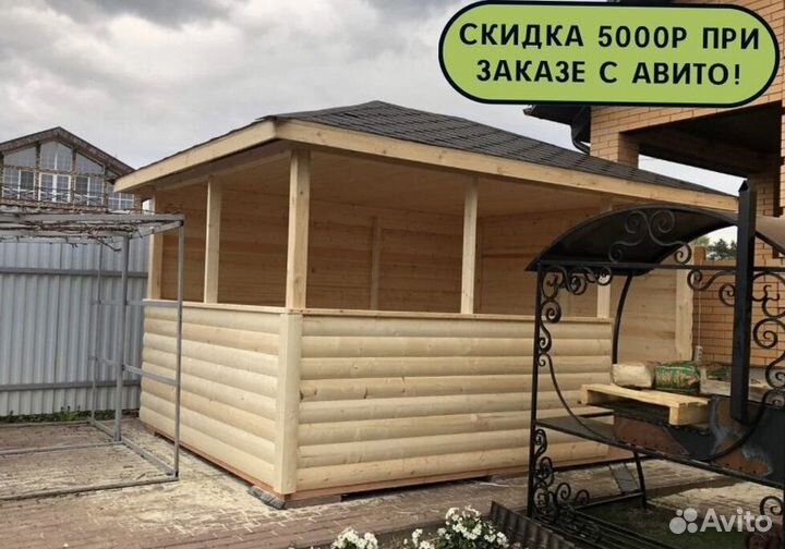 Беседка из дерева