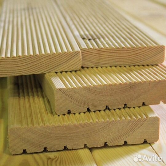 Террасная доска лиственница 25*140 сорт В