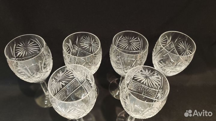 Фужеры хрустальные СССР 14,5 см