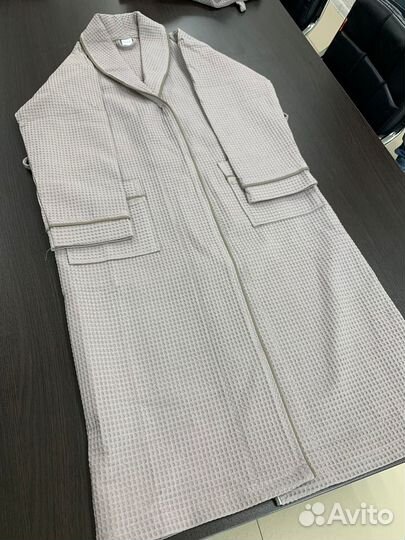 Халат банный вафельный