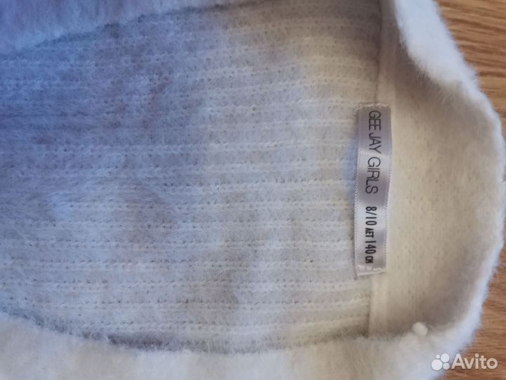 Кардиган белый для девочки