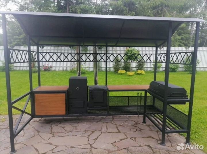 Мангал беседка